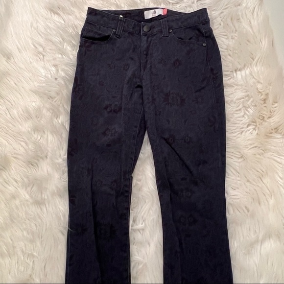 Cabi Lace Curvy Skinny Jeans Navy Black - Picture 5 of 11